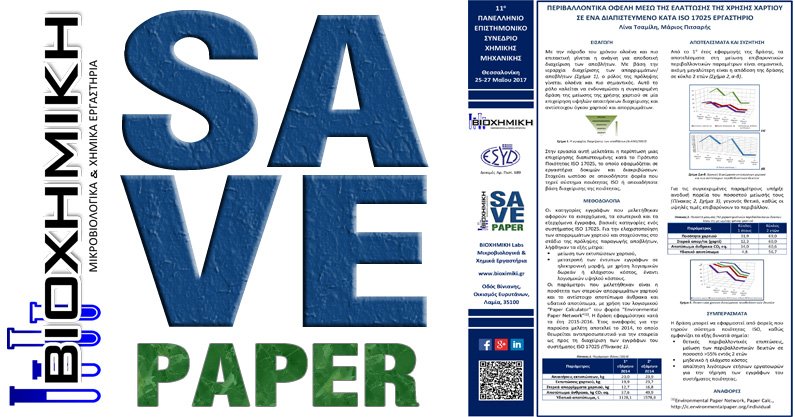 save paper, Επιστημονικό συνέδριο χημικής μηχανικής